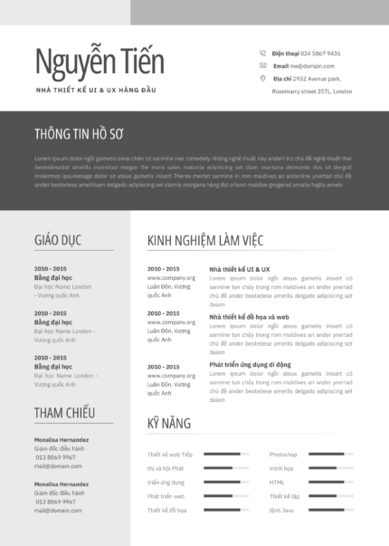 Canva Design CV Xanh Dương & Hồng Cho Chuyên Gia Tài Chính Và Banking