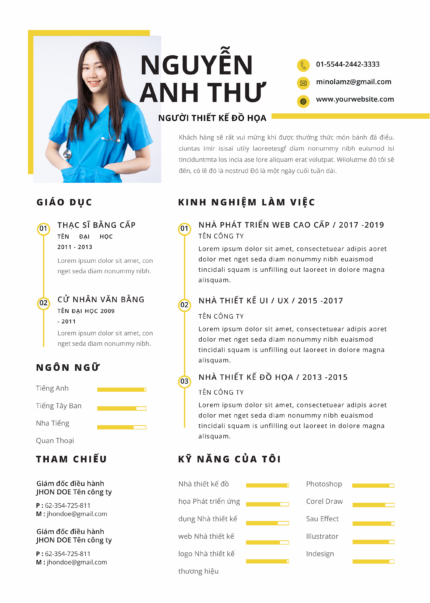 Mẫu CV Tài Chính Canva: Professional Phối Xám Nhạt & Xám