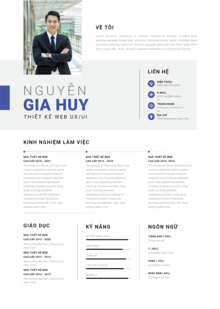 Artistic Design CV Canva: Trắng & Hồng Nhạt Cho Creative Minds