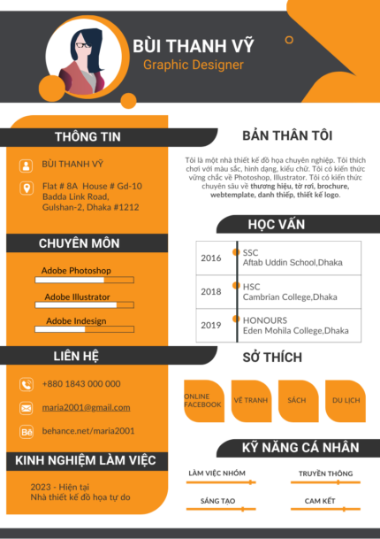 Engineer's Canva Matrix CV: Trắng Xanh Dương, Nền Tảng Giải Pháp Kỹ Thuật