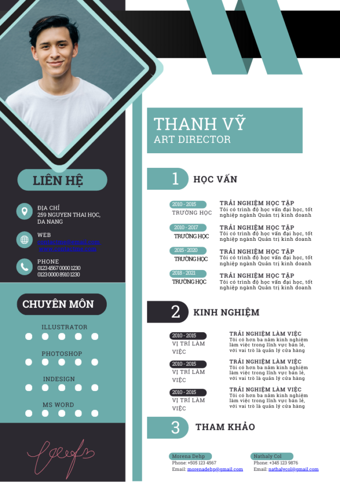 Market Thrive Canva CV: Trắng & Cam, Nguồn Cảm Hứng Tiếp Thị