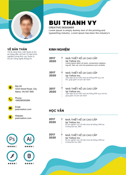 Mẫu PowerPoint CV Chuyên Nghiệp: Trắng và Xanh Dương Nhạt - Excel Trong Quản Lý