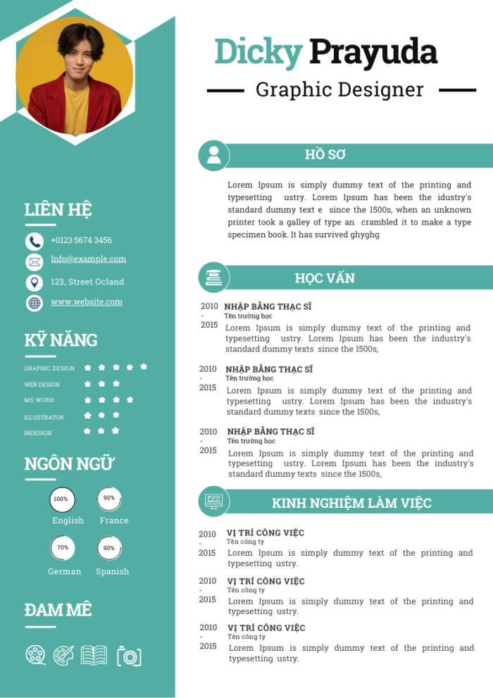 Canva Sketch: Sự Kết Hợp CV Trắng và Xanh Dương Nhạt Cho Thiết Kế Đột Phá