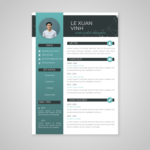 Trải Nghiệm Google Slide CV Chuyên Nghiệp: Trắng và Xanh Navy - Tăng Cường Chất Lượng Quản Lý