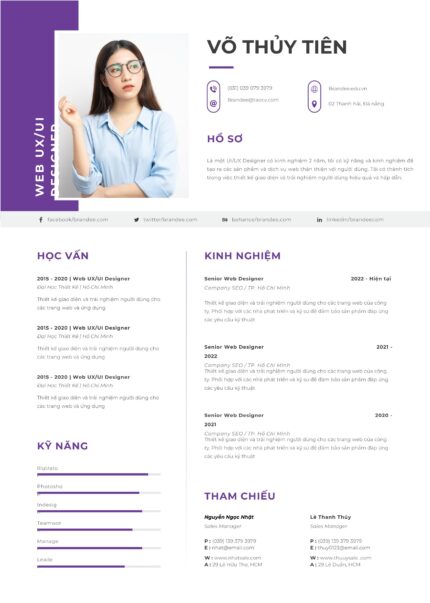 CV Quý Tộc Canva: Máu Sắc Cao Quý & Thiết Kế Đơn Giản, Thể Hiện Chuyên Môn Không Lẫn Vào Đâu