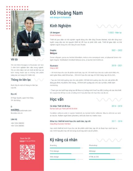 Mẫu CV Google Slide Đa Ngành, Sáng Tạo và Màu Sắc Nổi Bật - Phong Cách Chuyên Nghiệp và Hiện Đại