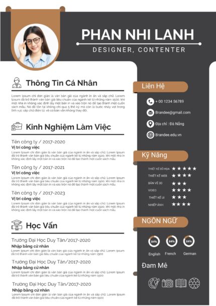 CV Độc Đáo PowerPoint - Sắc Hồng Nữ Tính, Kèm Infographic Phong Cách Vùng Nhiệt Đới, Tải Xuống Miễn Phí